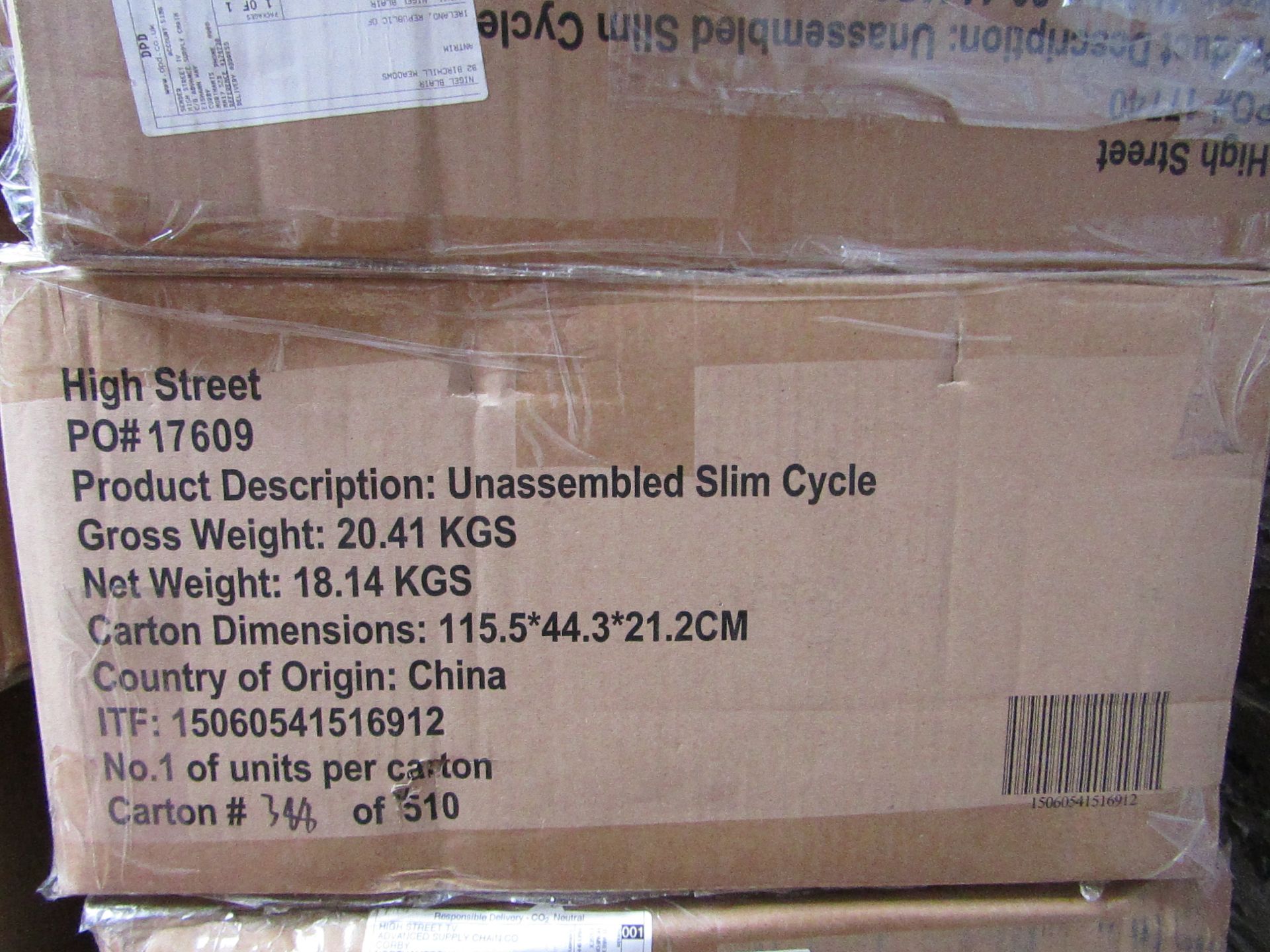 | 1X | SLIM CYCLE EXERCISE MACHINE | UNCHECKED & BOXED | NO ONLINE RESALE | RRP £230 |