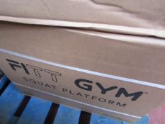 | 1X | NEW IMAGE FITT GYM SQUAT PLATFORM | UNCHECKED & BOXED | NO ONLINE RESALE | RRP £39.99 |