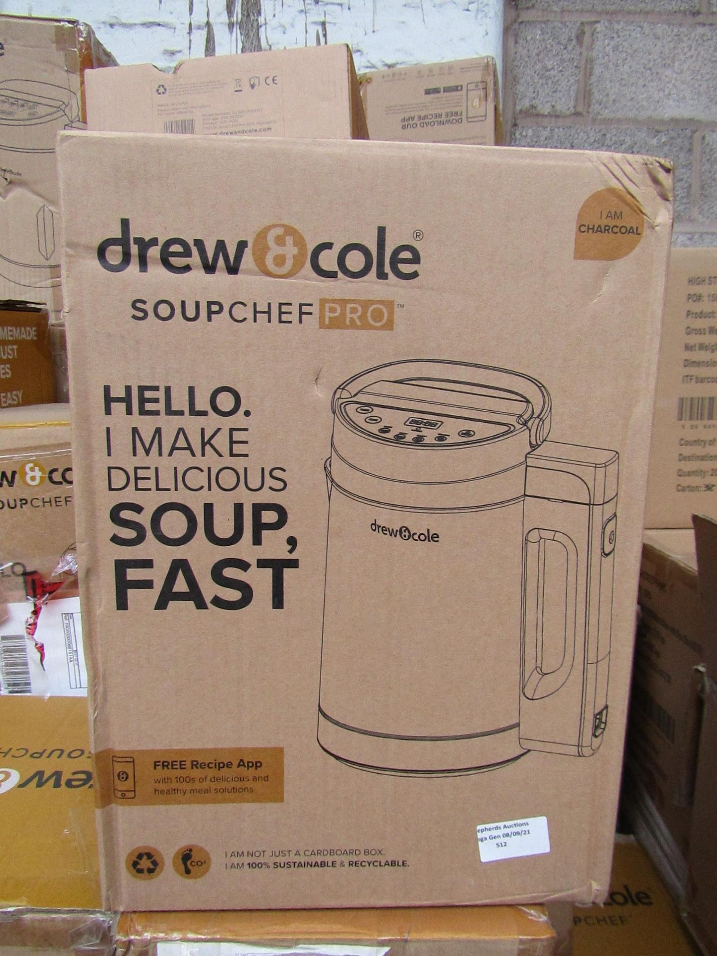 | 4X | DREW & COLE SOUPCHEF | UNCHECKED & BOXED | NO ONLINE RESALE | RRP £70 | TOTAL LOT RRP £280 |