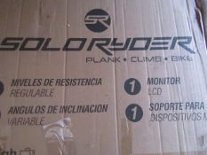| 1X | SOLORYDER EXERCISE MACHINE | UNCHECKED & BOXED | NO ONLINE RESALE | RRP £200