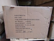 | 1X | POWER SMOKELESS GRILL | UNCHECKED & BOXED | NO ONLINE RESALE | RRP £80 |