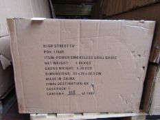 | 1X | POWER SMOKELESS GRILL | UNCHECKED & BOXED | NO ONLINE RESALE | RRP £80 |