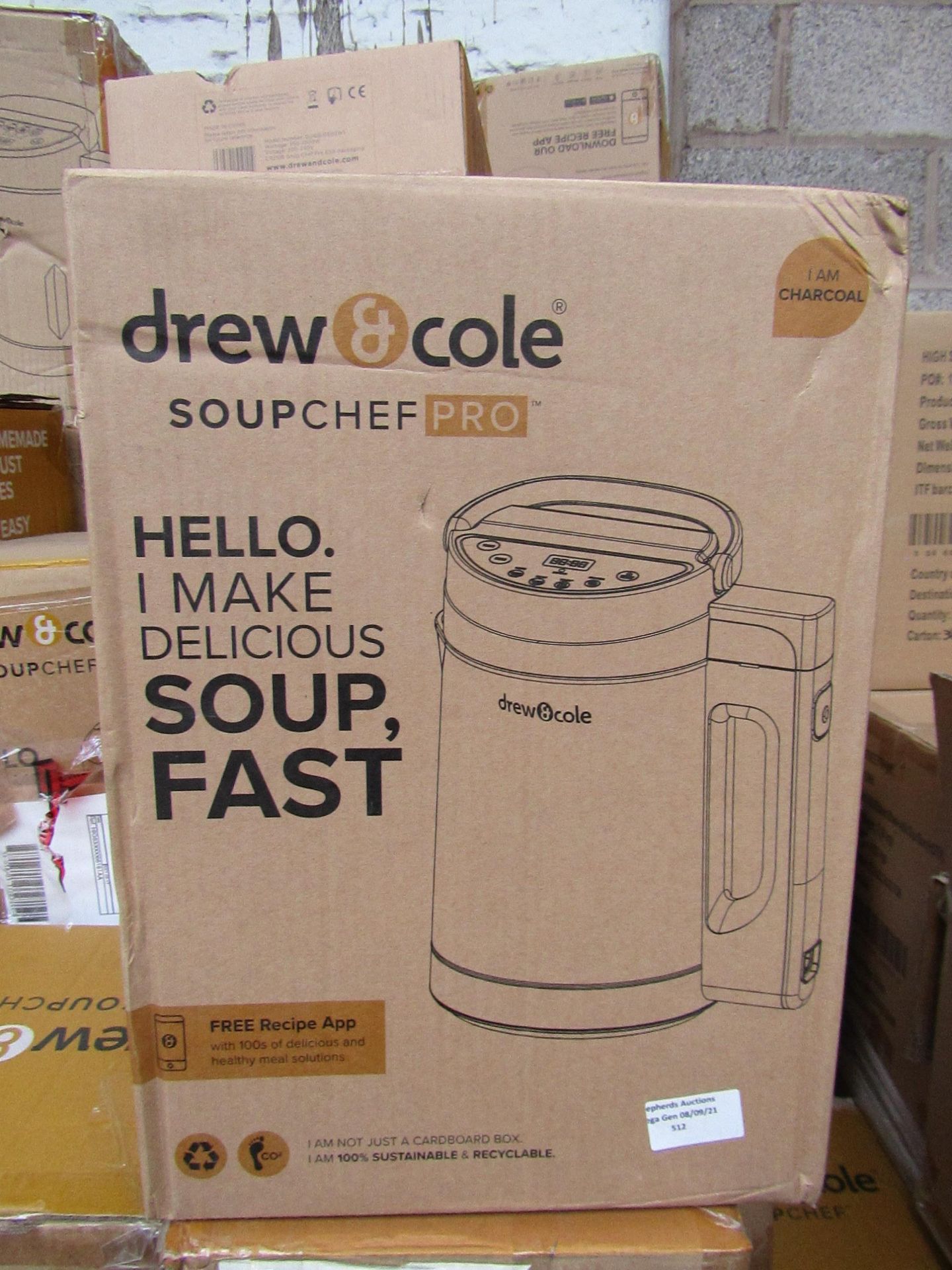 | 4X | DREW & COLE SOUPCHEF | UNCHECKED & BOXED | NO ONLINE RESALE | RRP £70 | TOTAL LOT RRP £280 |