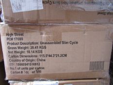 | 1X | SLIM CYCLE EXERCISE MACHINE | UNCHECKED & BOXED | NO ONLINE RESALE | RRP £230 |