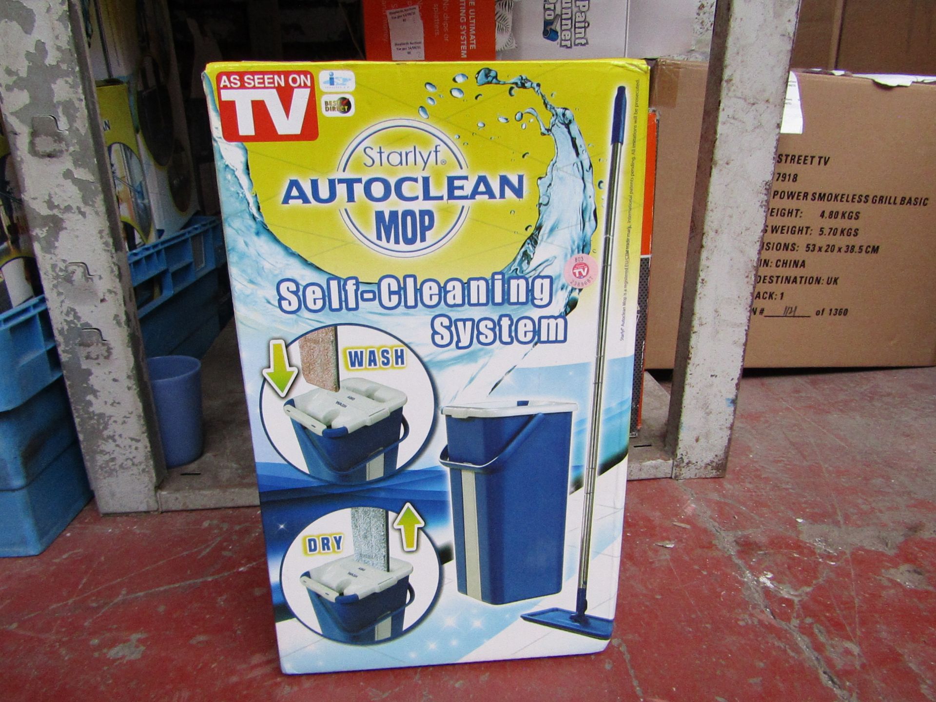 | 2x | STARLYF AUTOCLEAN MOPS | UNCHECKED & BOXED | NO ONLINE RESALE | RRP £30 EACH | TOTAL RRP £60