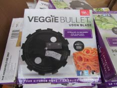 | 2X | BOX OF VEGGIE BULLET RIBBON BLADES | NEW & BOXED | NO ONLINE RESALE | RRP £-