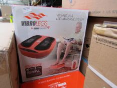 | 2X | VIBRO LEG EXERCISE MACHINE | UNCHECKED & BOXED | NO ONLINE RESALE | RRP £99.99 | TOTAL LOT