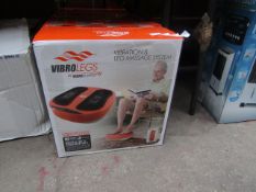 | 1x | VIBROLEGS VIBERATION & LEG MASSAGE SYSTEM | UNCHECKED & BOXED | NO ONLINE RESALE | SKU - |