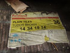 Pallet Containing : 768x Redland - Tudor Brown Plain Tiles (Pack Quantity 16. / Pallet Quantity 768)