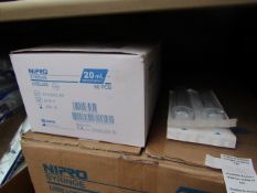 1x Box of 50 - Nipro syringe luer lock - unused & boxed.