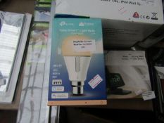 Tp-Link - Kasa Smart Dimmable Light Bulb / LED / 800 Lumens / Works With Alexa - Unchecked & Boxed.