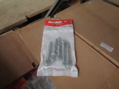 10X Packs of Fischer Hand Rise & Corner Basin Brackets - CBB1