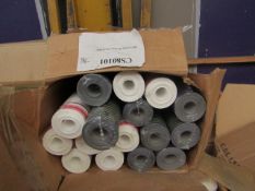 Box of Assorted WallPaper Rolls - Colour/Design/ Roll Length May Differ - All Appear to Look Unused,