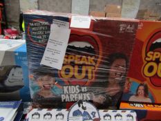 Hasbro Games - Speak Out - Kids Vs Parents Game - Unused & Boxed.