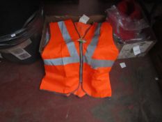 1x Orange Hi Vis Jacket - L - New & Packaged