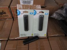 | 4x | POWER BANK 3350 MAH | UNUSED & BOXED | NO ONLINE RESALE | SKU | RRP £- |