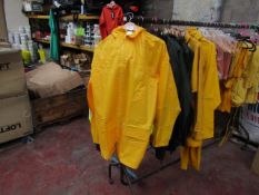 Workkit - Nylon Waterproof Jacket Mustard Yellow - Size XL - Unused.