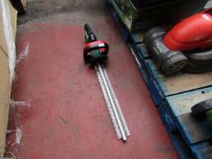 Qualcast - 18V Li-ion Hedge Trimmer - Used Condition, No Battery Present, No Box.