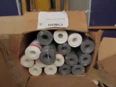 Box of Assorted WallPaper Rolls - Colour/Design/ Roll Length May Differ - All Appear to Look Unused,