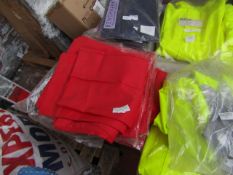 2x Benchmark - Red Work Trousers - Size 48T - Unused & Packaged.