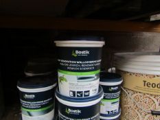 5x Bostik - Light Renovation Wall Covering Adhesive 1 Kg Tubs - All Unused.