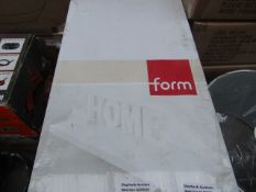 Form - Floating Shelf - White - ( 80 X 23.5 cm ) - Unused & Packaged.