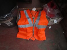 1x Orange Hi Vis Jacket - L - New & Packaged