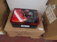 4x Starwars - Metal Lunch Tins - Unused & Boxed.