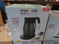 | 1X | DREW & COLE BLACK REDIKETTLE 1.7L | UNCHECKED & BOXED | NO ONLINE RESALE | SKU | RRP £69.