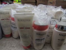 1x keratase nutritive lait vital 200ml - 1x keratase bain satin 1 250ml - new & packaged - RRP £37