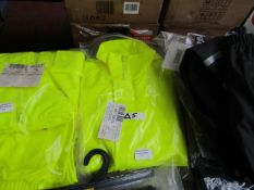 Unbranded - Polyethane 2 Piece Workwear Set : Jacket & Trousers - Size Large - Unused & Packaged.