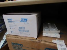 1x Box of 50 - Nipro syringe luer lock - unused & boxed.