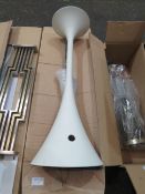 Celsom Large Cream table lamp, has a scratch on the base.