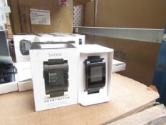 | 1X | PEBBLE SMART WATCH - BLACK | UNTESTED & BOXED | COMES WITH CHARGER CABLE |