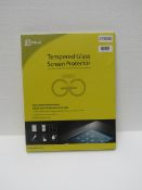 Jetech tempered glass screen protector for iPad, new and packaged.