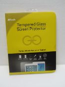 Jetech tempered glass screen protector for tablets, new and packaged.