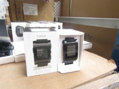 | 1X | PEBBLE SMART WATCH - BLACK | UNTESTED & BOXED | COMES WITH CHARGER CABLE |