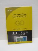 Jetech tempered glass screen protector for tablets, new and packaged.