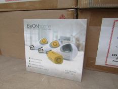 BeOnHome Smart Light bulb security starter pack, includes 3 app controlled light bulbs without the