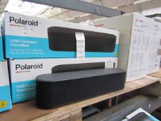 | 1X | POLAROID 50W COMPACT SOUNDBAR | TESTED WORKING FOR SOUND ONLY AND NOT ALL VOLUME AND