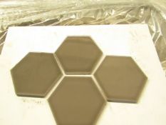 10x Packs of 50 150x173 Savoy Caraway Gloss Hexagon SAV04A, AAH150SAV04A050, brand new.RRP £50 a