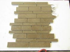 10x Boxes of 13 Gemini Young Stone Brick Mocha (ZI1676QQ1) 300 x 300 tiles, brand new.RRP £23.50 a