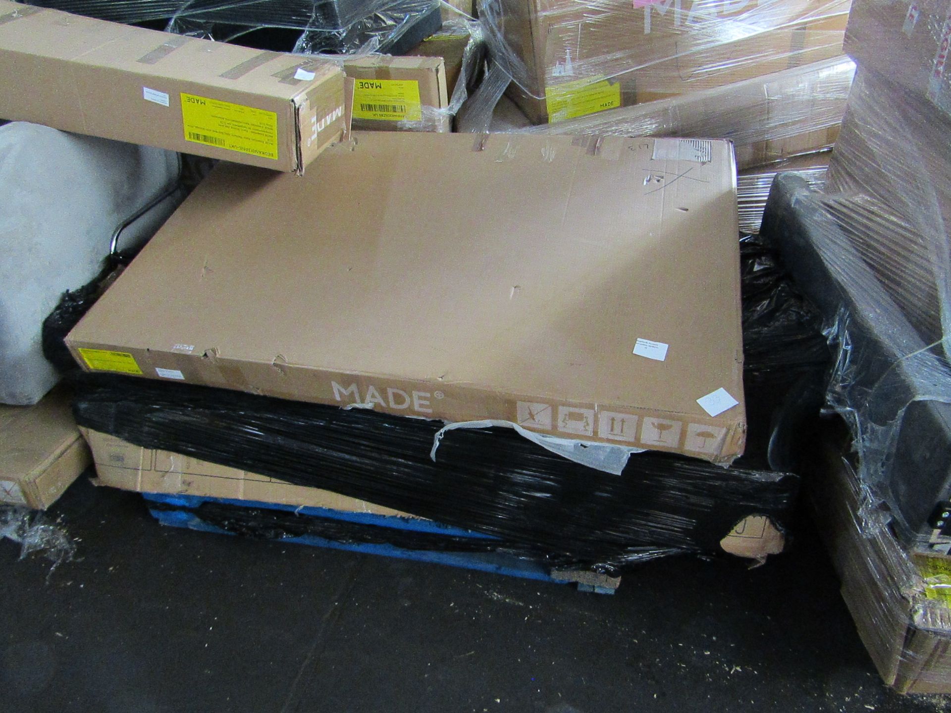 | 1X | PALLET OF FAULTY / MISSING PARTS / DAMAGED CUSTOMER RETURNS MADE.COM STOCK UNMANIFESTED |