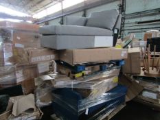 | 1X | PALLET OF FAULTY / MISSING PARTS / DAMAGED CUSTOMER RETURNS MADE.COM STOCK UNMANIFESTED |