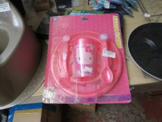 Hello Kitty dinnerware set, new and packaged.
