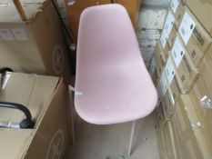 | 1X | COX & COX WILLBROOK CHAIR, BLUSH | NO VISIBLE DAMAGE HOWEVER ITEM NEEDS A CLEAN & MISSING