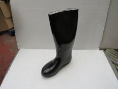 WB - Womens Thems Black Wellies - Size 39 - New & Boxed.