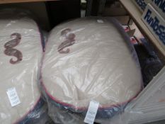 1x Bobby dog bed beige - unknown size - new & packaged.