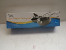 Weight Watchers easy measure serving set, new and boxed.