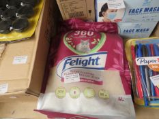 Felight 360 care plant based cat litter, new and packaged.